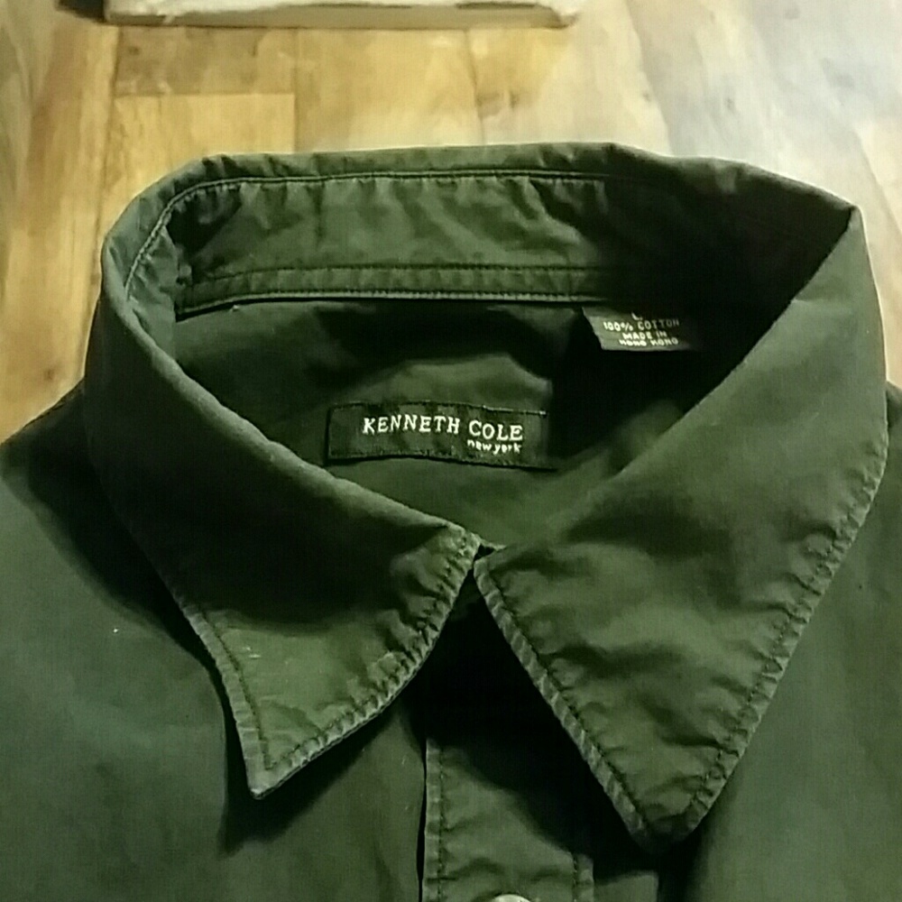 Kenneth Cole mens navy shirt - Picture 4 of 4